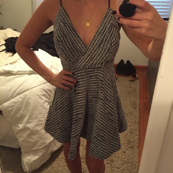 Miss Alice Navy & White Striped Dress - Picture 5 of 5